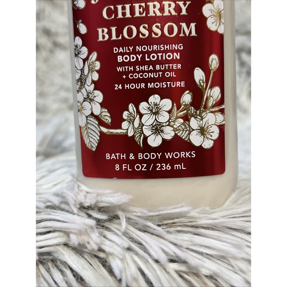 Bath and Body Works JAPANESE CHERRY BLOSSOM BODY LOTION cream shea 8 OZ *NEW* - Picture 4 of 4